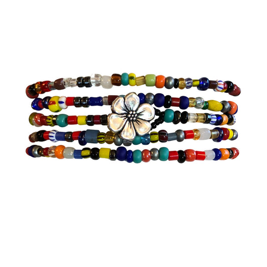 Multicolor Flower Wrap