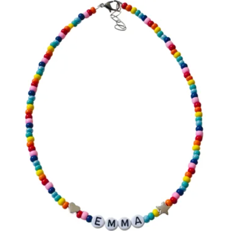 Rainbow Monogram Necklace
