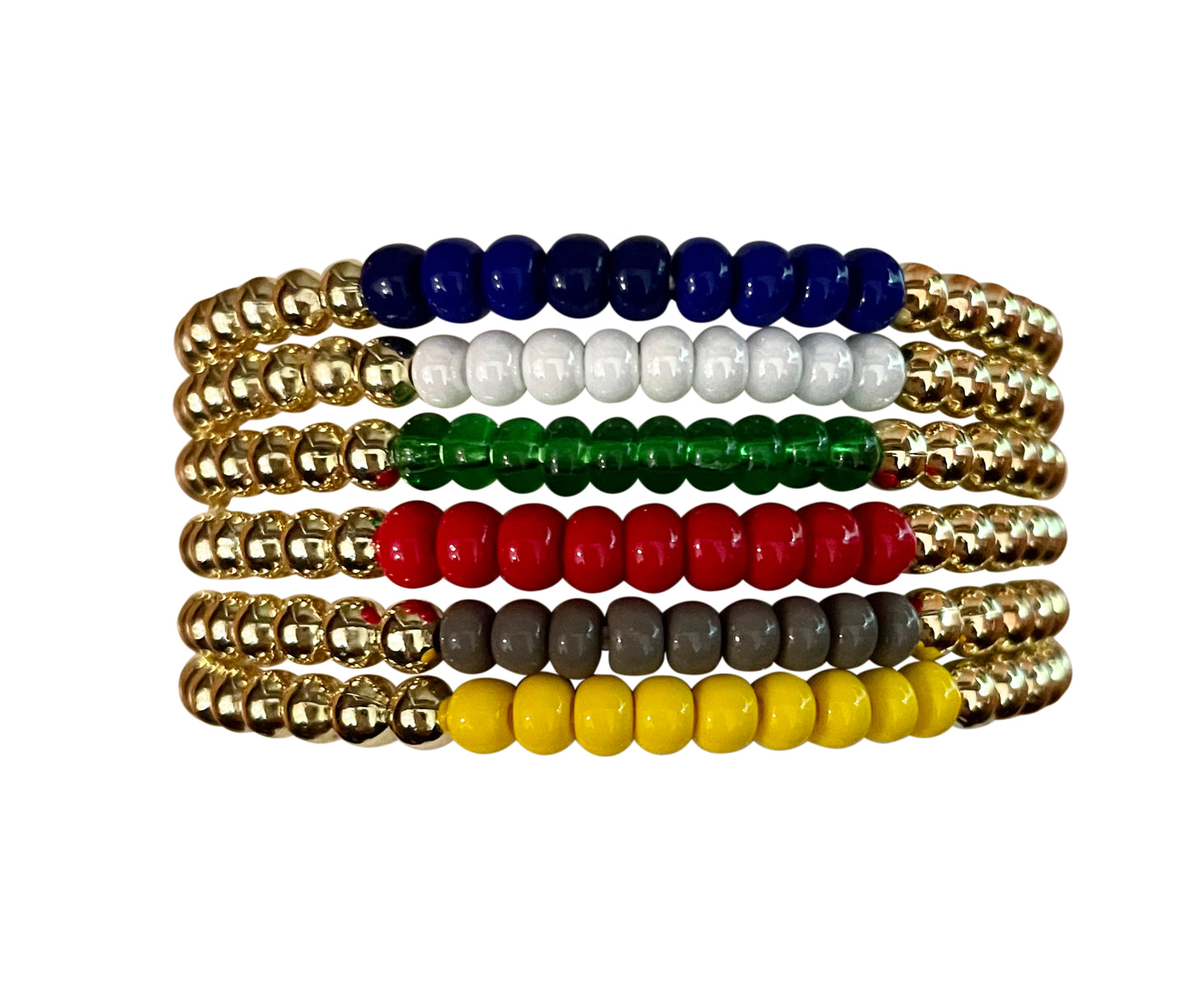 Camp Solid Color Gold Bracelet